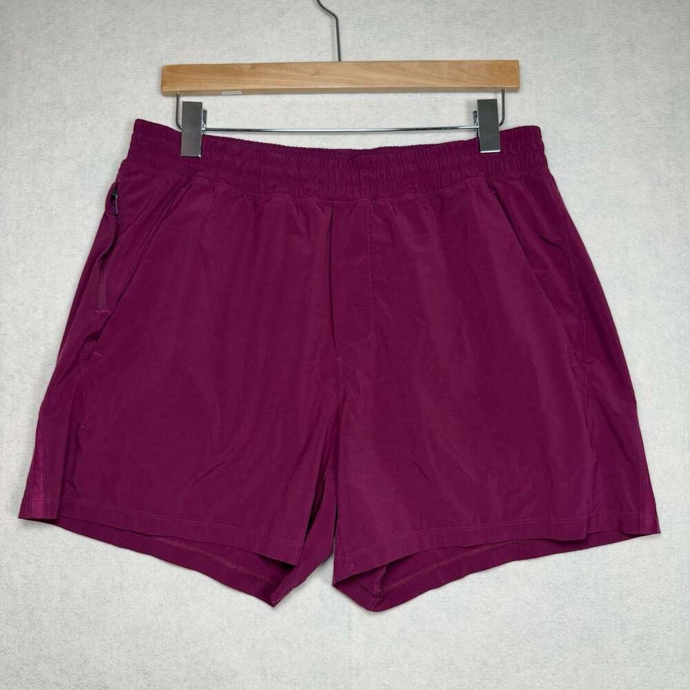 Lululemon Shorts Mens XL Pace Breaker Short 5” Linerless Purple Burgundy